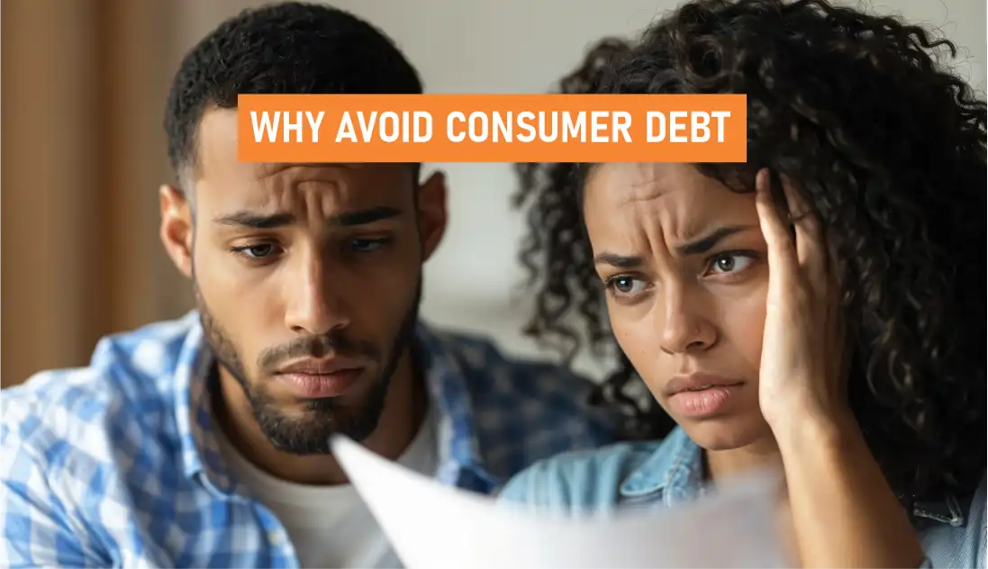Illustration of Why consumer debt like credit cards and payday loans can harm your finances and create long-term financial strain