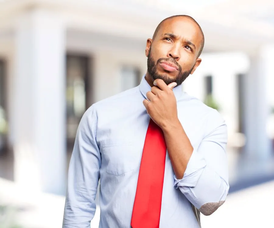 Illustration of Young Kenyan professional planning retirement investments and pension options